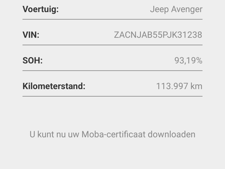 Foto 18 van Jeep Avenger